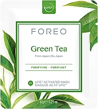 UFO-aktivierende Gesichtsreinigungsmaske mit grünem Tee - Foreo UFO Activated Mask Purifying Green Tea — Bild N2