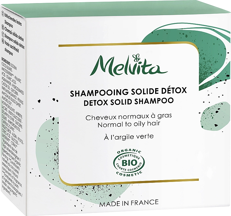 Festes Shampoo Detox - Melvita Detox Solid Shampoo — Bild N1