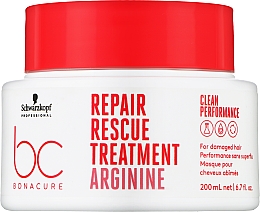 Maske für geschädigtes Haar - Schwarzkopf Professional Bonacure Repair Rescue Treatment Arginine — Bild N2