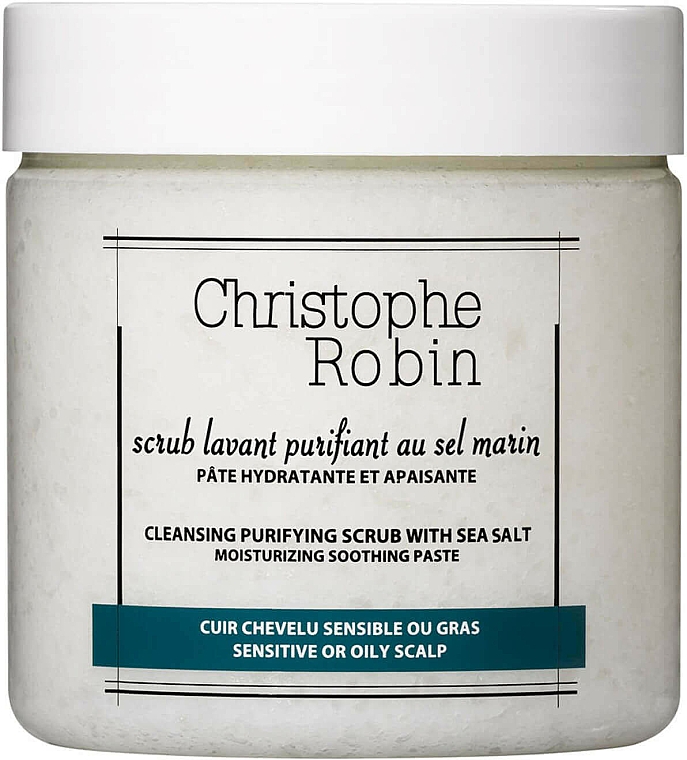 Peeling für Kopfhaut und Haare mit Meersalz - Christophe Robin Cleansing Purifying Scrub With Sea Salt — Bild N1
