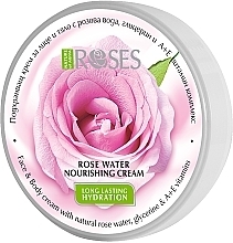 Nährende Körpercreme mit natürlichem Rosenwasser - Nature of Agiva Roses Body Cream — Bild N1