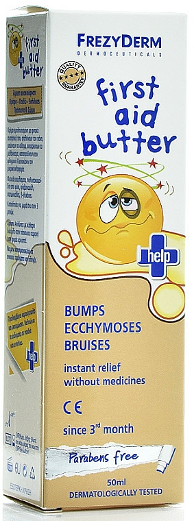 Erste-Hilfe-Körper- und Gesichtsbutter für Beulen, Wunden und Blutergüsse - Frezyderm First Aid Butter Gel — Bild N2