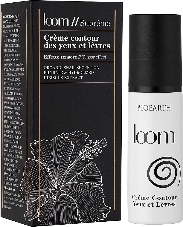 Augen- und Lippenkonturcreme - Bioearth Loom Creme Contour Yeux Et Levres  — Bild N2