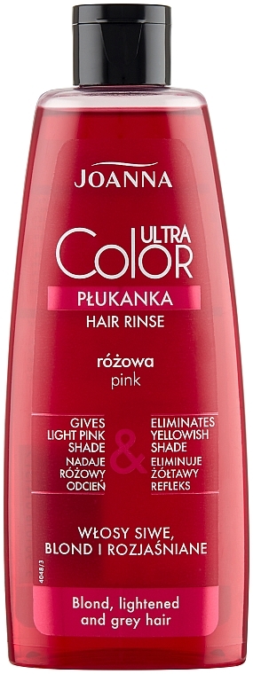 Rosa Tönungsspülung für helles Haar - Joanna Ultra Color System — Bild N3