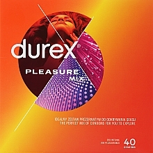 Düfte, Parfümerie und Kosmetik Kondomen-Set 40 St. - Durex Pleasure Mix