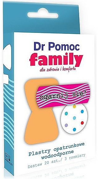 Wasserfeste Pflaster für die ganze Familie - Dr Pomoc Family Waterproof Patch — Bild N1