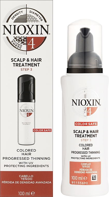 Pflegende Haar- und Kopfhautmaske für coloriertes Haar - Nioxin Scalp Treatment System 4 — Bild N2
