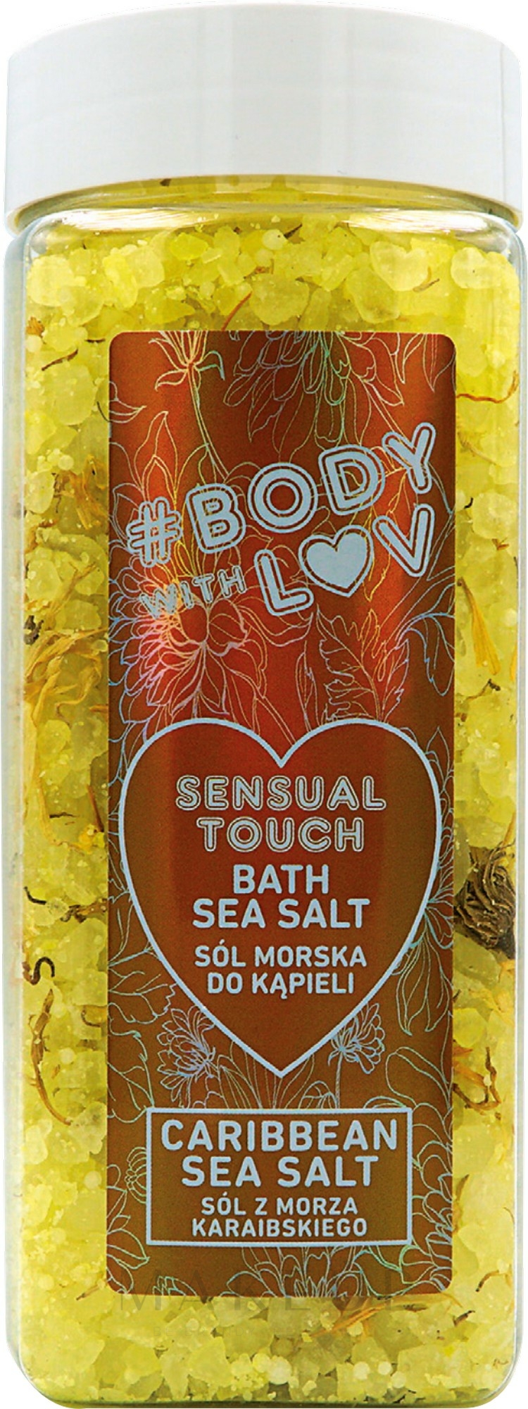 Badesalz Sensual Touch - New Anna Cosmetics Body With Luv Sea Salt For Bath Sensual Touch — Bild 500 g