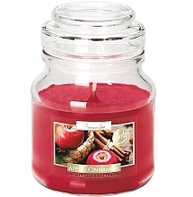 Duftkerze im Glas Apfel und Zimt - Bispol Scented Candle Apple & Cinnamon  — Bild N1