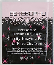 Düfte, Parfümerie und Kosmetik Tiefenreinigungs-Gesichtsmaske - Estesophy Premium Line Clarity Enzyme Pack for Face