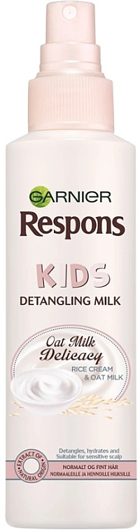 Milch-Spray für das Haar - Garnier Respons Kids Oat Milk Delicacy Detangling Milk — Bild N1