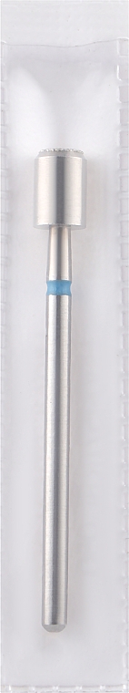 Diamant-Nagelfräser in Zylinderform für Diabetiker 5,0 mm L-7,0 mm blau - Head The Beauty Tools — Bild N1