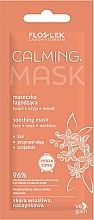 Düfte, Parfümerie und Kosmetik Beruhigende Maske für Gesicht, Hals und Dekolleté - Floslek Calming Mask