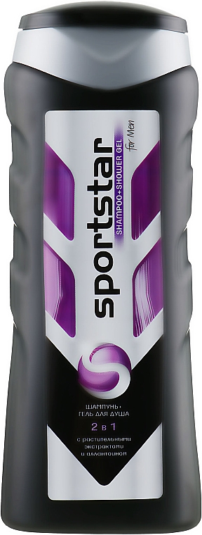 2in1 Shampoo-Duschgel mit Pflanzenextrakten und Allantoin - SportStar — Bild N1