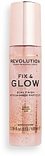 Leuchtendes Finish-Spray - Makeup Revolution Fix & Glow Setting Spray — Bild N1