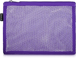 Düfte, Parfümerie und Kosmetik Kosmetiktasche violett Violet mesh 23x15 cm - MAKEUP