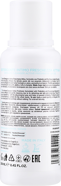 Intimhygienegel mit Präbiotika - Davaj Intimate Cleanser Active Freshness pH 5,5 — Bild N2
