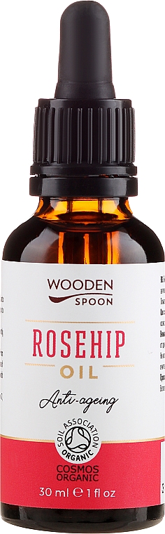 Kaltgepresstes Hagebuttenöl - Wooden Spoon Rosehip Oil