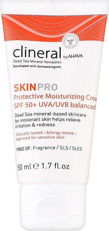 Gesichtscreme - Ahava Clineral Skinpro Protective Moisturizing Cream SPF 50+ — Bild N1