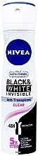 Deospray Antitranspirant - NIVEA Black & White Invisible Clear — Bild N1