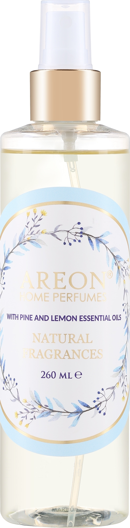 Raumspray Kiefer und Zitrone - Areon Natural Fragrances Pine And Lemon  — Bild 260 ml