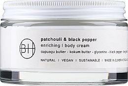 Düfte, Parfümerie und Kosmetik Bath House Patchouli & Black Pepper Body Cream - Körpercreme
