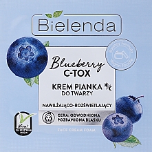 Creme-Schaum für das Gesicht - Bielenda Blueberry C-Tox (Probe)  — Bild N1