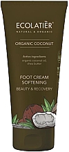 Erweichende Fußcreme mit Kokosnuss - Ecolatier Organic Coconut Foot Cream — Bild N1