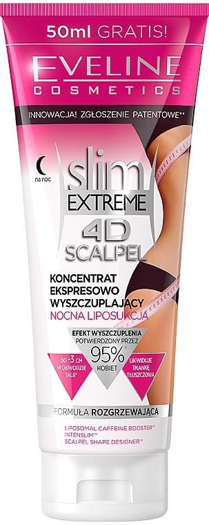 Anti-Cellulite-Produkt - Eveline Cosmetics Slim Extreme 4D Scalpel Night Liposuction