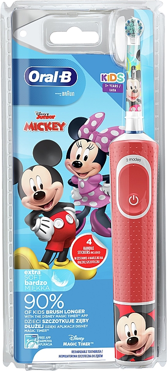 Elekrtische Zahnbürsten für Kinder Mickey Mouse - Oral-B Braun Kids Mickey — Bild N1