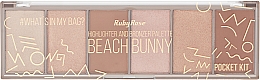 Düfte, Parfümerie und Kosmetik Highlighter-Palette - Ruby Rose Beach Bunny Highlighter And Bronzer Palette