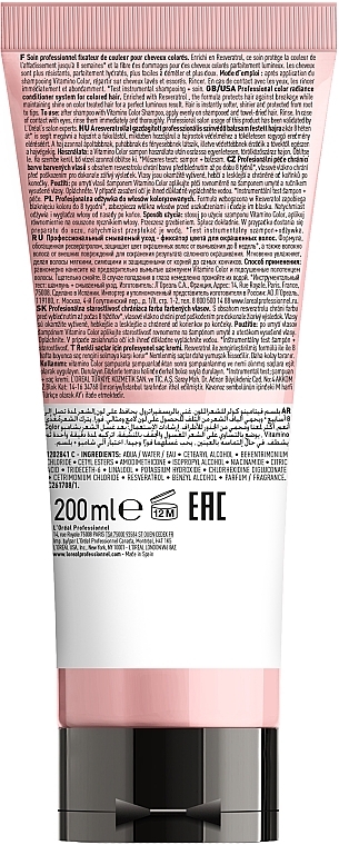 Farbschützender Conditioner für coloriertes Haar - L'Oreal Professionnel Serie Expert Vitamino Color Resveratrol Conditioner — Bild N2