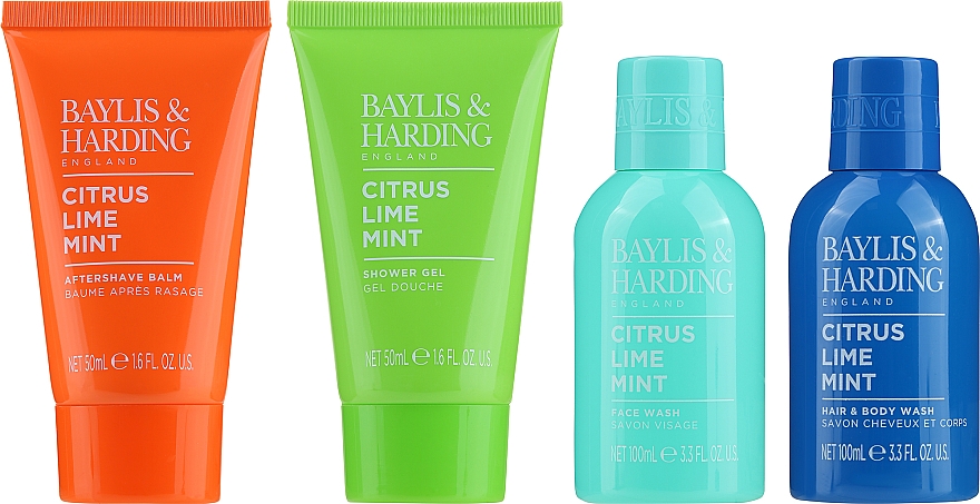 Gesichts- und Körperpflegeset - Baylis & Harding Citrus Lime & Mint Set  — Bild N2