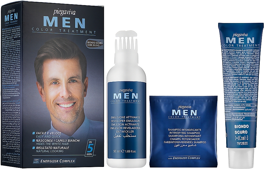 Ammoniakfreie Haarfarbe - Oyster Cosmetics Piegaviva Man Color Treatment — Bild N2