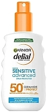 Sonnenschutzspray - Garnier Delial Sensitive Advanced Protector Spray SPF50+ Ceramide Protect — Bild N1