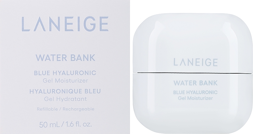 Laneige Water Bank Blue Hyaluronic Gel Moisturizer Refillable (Refill)  - Feuchtigkeitsspendendes Gesichtsgel mit Hyaluronsäure — Bild N1