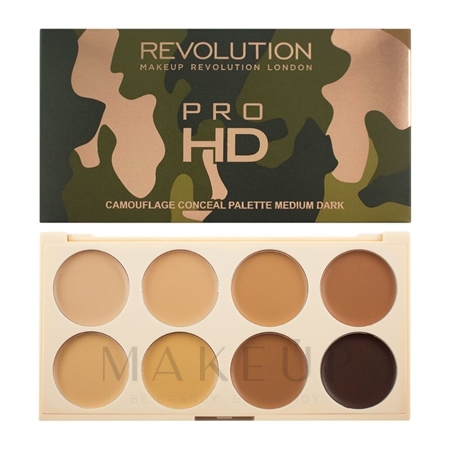 Cremige Konturpalette - Makeup Revolution Ultra Pro HD Camouflage — Foto Medium Dark