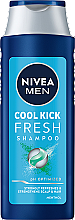 Vitalisierendes und erfrischendes Shampoo - NIVEA MEN Cool Fresh Mentol Shampoo — Bild N1