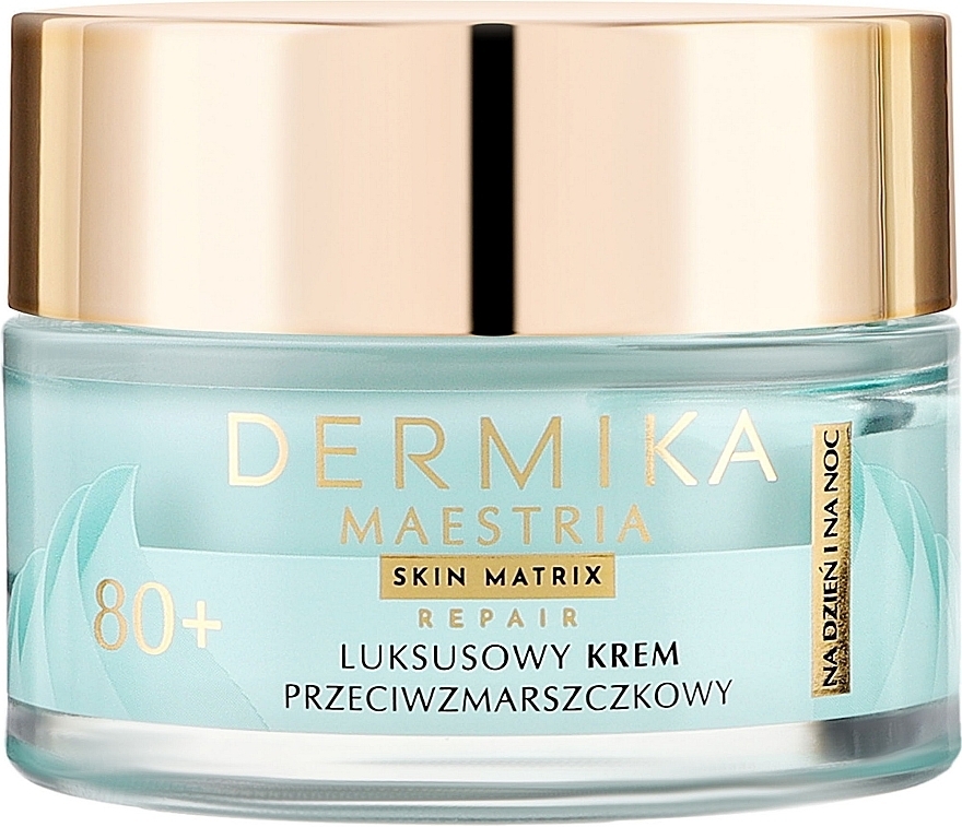 Luxuriöse Anti-Falten-Creme für Tag und Nacht für reife Haut 80+ - Dermika Maestria Skin Matrix — Bild N1