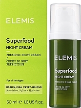 Präbiotische regenerierende und feuchtigkeitsspendende Nachtcreme - Elemis Superfood Night Cream — Bild N2