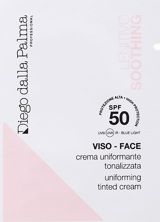 GESCHENK! Glättende Gesichtscreme - Diego Dalla Palma Soothing Uniforming Tinted Cream SPF50 (Probe)  — Bild N1