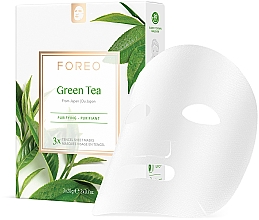 GESCHENK! Reinigende Tuchmaske für Mischhaut - Foreo Green Tea Sheet Mask — Bild N2
