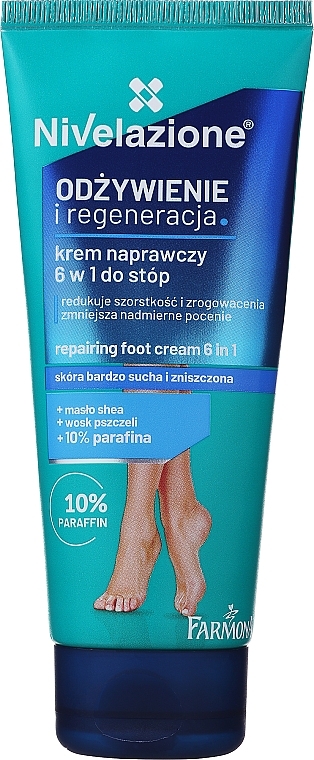 6in1 Pflegende und regenerierende Fußcreme - Farmona Nivelazione Foot Cream 6 in 1 — Bild N1