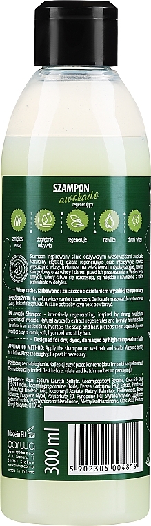 Regenerierendes Shampoo mit Avocado - Barwa Avocado Hair Shampoo — Bild N2