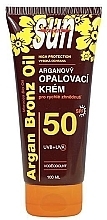 Sonnenschutzcreme für den Körper - Vivaco Sun Argan Bronz Oil Tanning Cream SPF50 — Bild N1