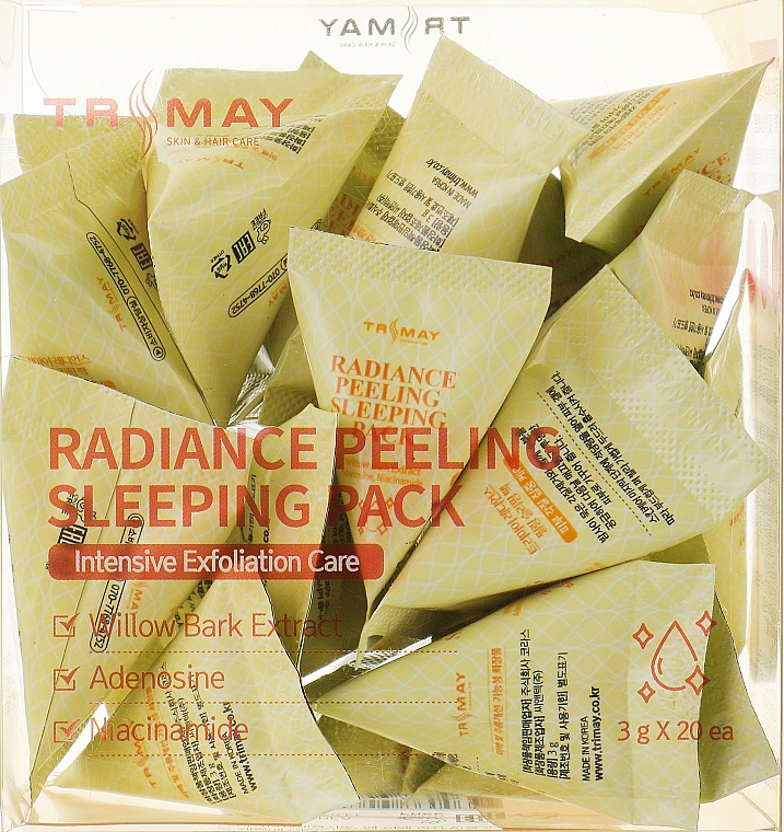 Nachtpeeling-Gesichtsmaske - Trimay Radiance Peeling Sleeping Pack — Bild N2