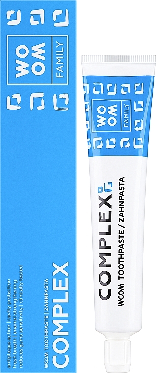 Zahnpasta für umfassende Zahnpflege - Woom Family Complex Toothpaste — Bild N2