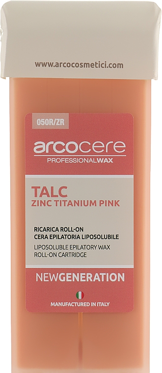 Wachspatrone mit Talk - Arcocere Wax Pink Titanium Roll-On Cartidge — Bild N1