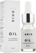 Düfte, Parfümerie und Kosmetik Öl für Wimpern und Augenbrauen - Okis Brow Oil For Eyebrows And Eyelashes SPF 15