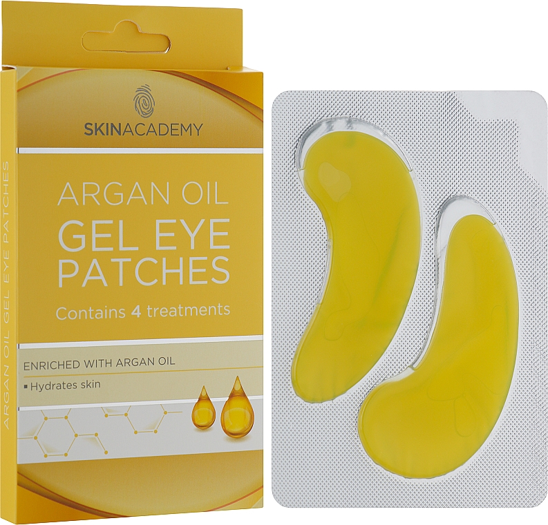 Augenpatches - Skin Academy Argan Oil Gel Eye Patches — Bild N1